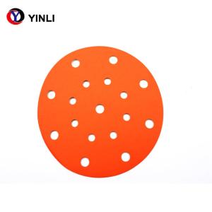 Wholesale 6 Inch 150mm Sandpaper 80 Grit Round Ceramic Film Abrasive from china suppliers