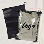 PVC Frosted Clear Plastic Zipper Bag Sealed for Clothing Shoes Quilt Storage