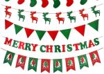 6 Set 55 PCS Merry Christmas And Happy New Year Banner