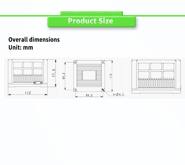 RS422 Output UNIVO UBTPT400 112-112-77.5mm 900g Navigation Inertial System with Small Size