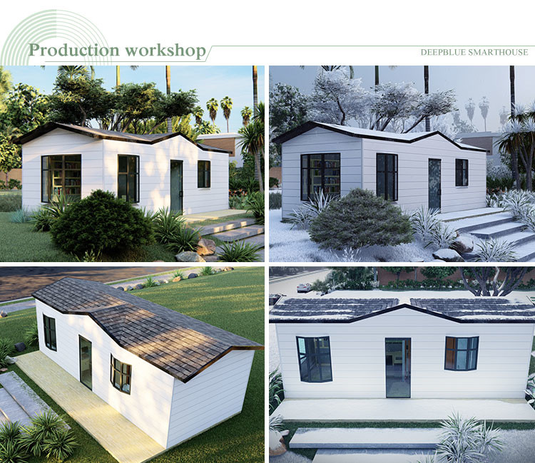 Light Steel Frame Mobile House Prefab New Manufactured Homes For Granny Flat