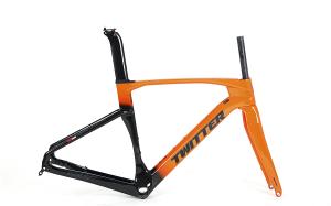 Wholesale Various Colors T800 Carbon Road Bike Frame , Carbon Track Frameset Thru Axle 142mm from china suppliers