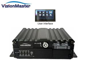 China 4ch Digital Vehicle Mobile DVR With GPS SD Card Storage Anti Vibration on sale