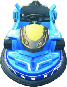 Wholesale Blue Amusement Bumper Car 2 Player Fiberglass Metal Material LED Headlight from china suppliers