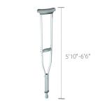 Aluminum Elbow Crutch Adjustable Lightweight Portable Canes Walking Aids