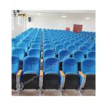 Heavy Duty Black Foldable Auditorium Chair With Sleek Modern Design