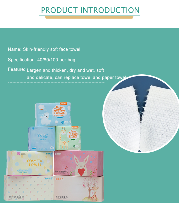 35-70gsm Biodegradable Dry Wipes Microfiber Disposable Cleaning Towels