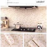 Paper Back Vinyl Wallpapers Waterproof Self-adhesive Wallpaper Mosaic Tile