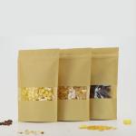 Cylinder Printing Stand Up Brown Paper k Bags