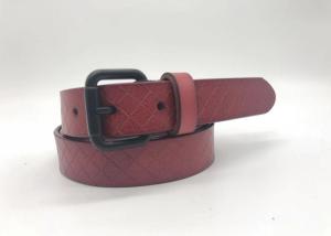 Wholesale 8” Wide Strapssed Leather Belt Diamond Embossed With Black Roller Buckle from china suppliers