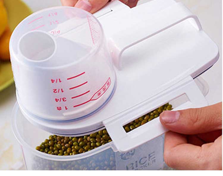3 Litre Airtight Cereal Containers Plastic Kitchen Organizer