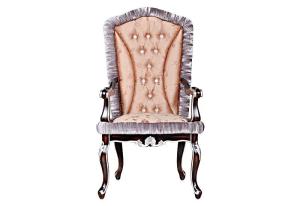 Wholesale Crystal Buttoning Antique Wooden Throne Chair Retro Imitation Wood Frame Leather Chair from china suppliers