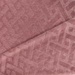 Brushed Korean Velvet Fabric 0.5mm Pile Height Polyester