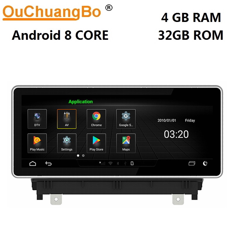 Ouchuangbo car stereo system for Audi A3 2017 support BT MP3 mirror link android 8.0 OS 4+32