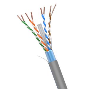 Wholesale Cat6 FTP Gray 1000FT LSZH Network Cable 23AWG 250MHz Copper Conductor from china suppliers