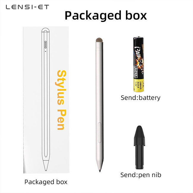 Engineer Painting Aluminum Stylus Pen Drawing Tablet Pencil Black White