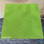 2500Lbs Polypropylene Garage Flooring Anti Slip Big Floors Garage Tiles