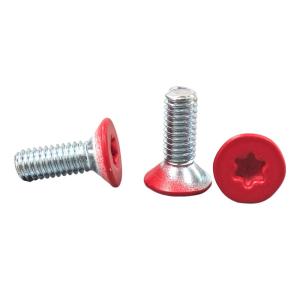 Wholesale Customized Red Painted Torx Drive Screw Stainless Steel Star Head Wood Screws from china suppliers