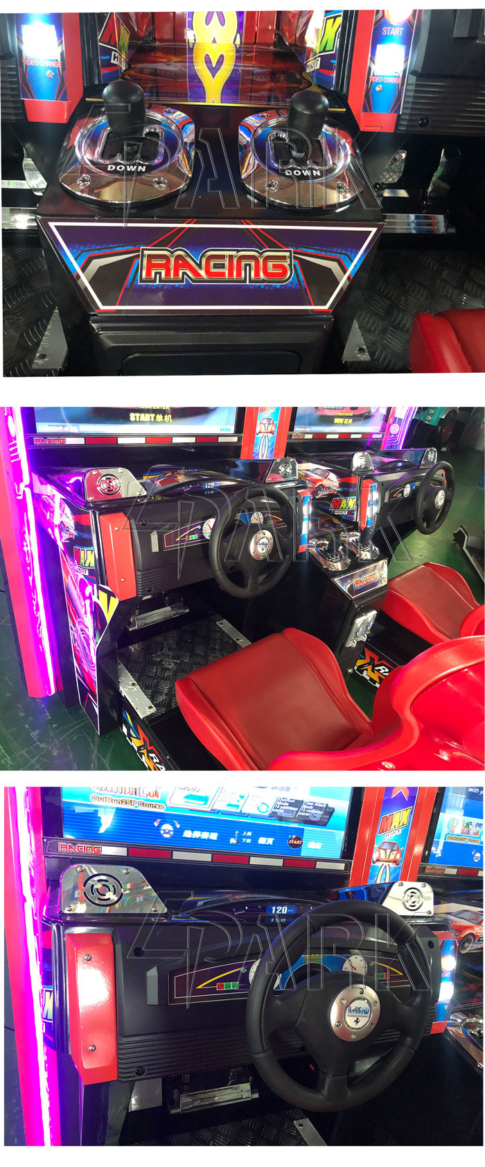 Outrun Coast To Coast 2 Player Arcade Racing Game Machine