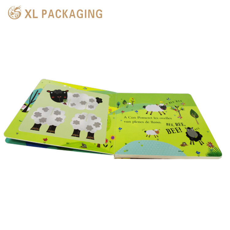 Animal Color Paper Books Children Cartoon Cardboard Paper Book