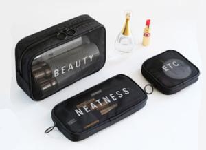 Wholesale New 2019 small lipstick portable storage bag web hot three-piece carry-on makeup bags from china suppliers