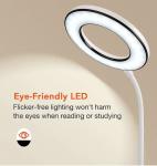 4100K USB Light Gooseneck Book Led Lamp DC 36V 48lm