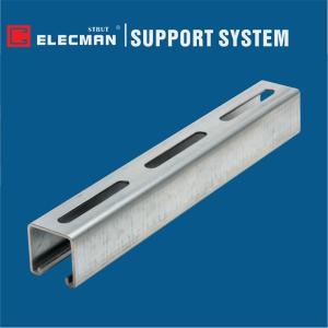 Wholesale Long Slotted 41 X 41 Slotted Channel 41 X 21 Slotted U Channel Hot Dipped Galvanised from china suppliers