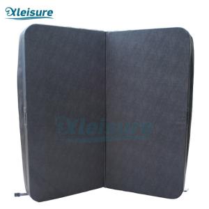Wholesale Specialist Rounded-corners Graphite Square Spa Insulation Cover Vinyl Hot Tub Spa Covers For Indoor Or Outdoor from china suppliers