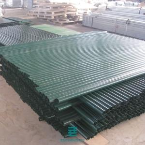 Wholesale D Type Metal Gate Posts , PVC Coated Metal Garden Fence Posts from china suppliers