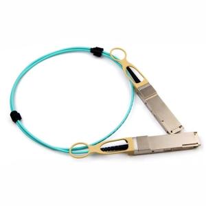 Wholesale Hot Pluggable OM3 QSFP Optical Cable Lightweight All Metal Housing RoHS 6 Compliant from china suppliers