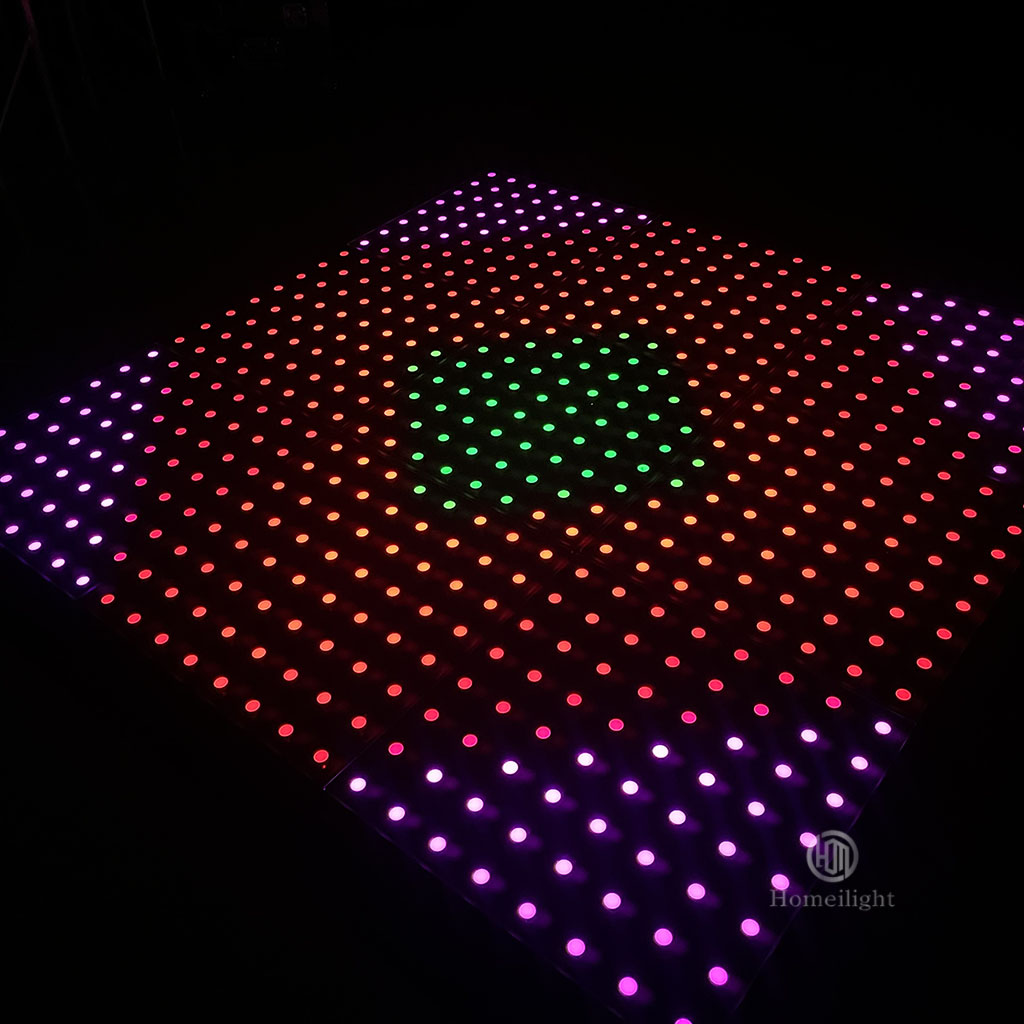 Portable LED Video Dance Floor for Party Night Club Stage Church SMD5050 RGB 3 in 1