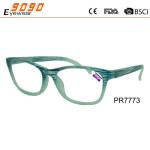 New arrival and hot sale plastic reading glasses,suitable for women and men