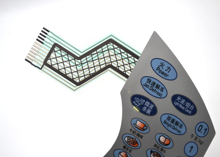Single Shielding Sealed Membrane Switches Multi Keys For Microwave Oven