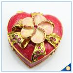 Shinny Gifts Customized Heart Shape Handmade Storage Trinket Box SCJ 388-1