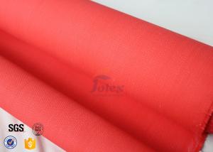 Wholesale 0.45Mm 530GSM Fiberglass Cloth Roll Red Acrylic Coated For Welding Blanket from china suppliers