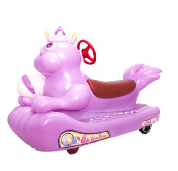 Unisex Indoor Kids Amusement Car Ride with Popular Animal Design //32A Battery