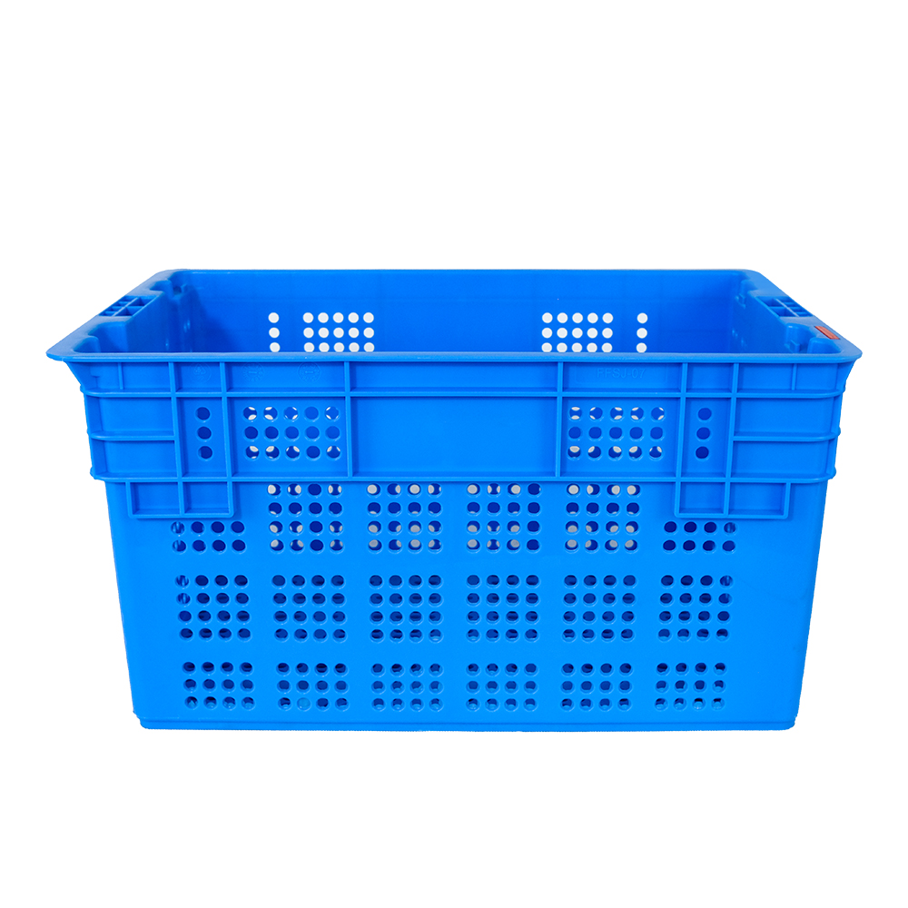 Moving Fruit Agricultural Vented Mesh Plastic Crate with PP Material and Ventilation