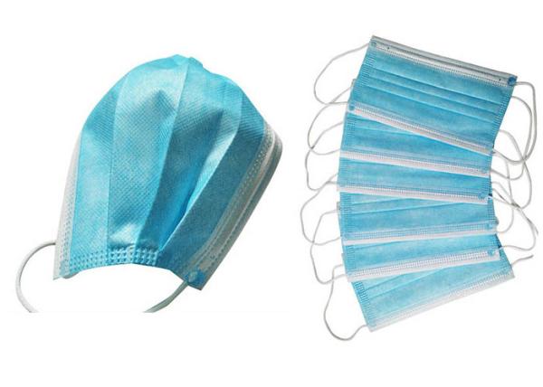 Low Breathing Resistance Non Woven Face Mask , Anti Air Pollution Protection
