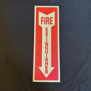Wholesale 10*30 Mm Photoluminescent Plastic Safety Extinguisher Sign Glow In The Dark from china suppliers