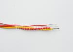 Type K J T Thermocouple Extension Cable Insulated PTFE / Fiberglass High