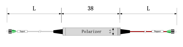 High Extinction Ratio Polarization Maintaining Fiber Polarizer , PM Fiber Polarizer 1310nm 1550nm