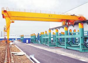 Wholesale A5 Workshop Light Rail Mounted Semi Gantry Cranes 18 Tons from china suppliers
