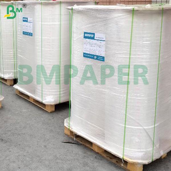24gsm White Printed Eco Straw Wrapped Paper Food Paper 22mm 5000m For Straw