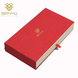 Wholesale 1200g Grey Cardboard Paper Box Packaging with Drawer Sliding Clothing Packing from china suppliers