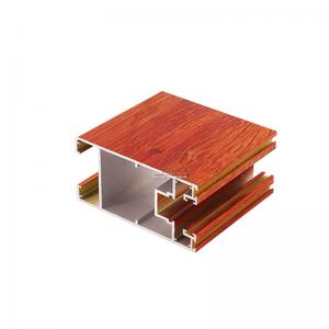Wholesale Wood Grain Modern House Aluminum Sliding Window Office Sliding Glass Window from china suppliers