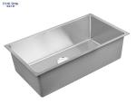 Stainless Steel 304 Commercial Double Bowl Sink Quality Soundproofing Structure