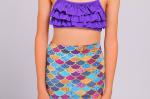 Breathable Childrens Mermaid Tails , Girls Mermaid Tail Swimsuit Princess