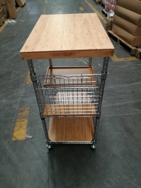metal/ wood kitchen carts , Shelving, Carts & Racks | Wire Shelves Wire Shelving
