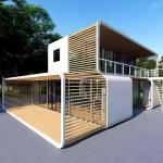 Prefabricated ApplePod Cottage 40FT Apple Cabin House Residential Villa Working