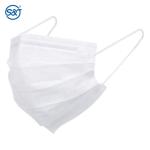 China Manufacturer Wholesale White 3ply Protective Face Mask / 3 Ply Disposable